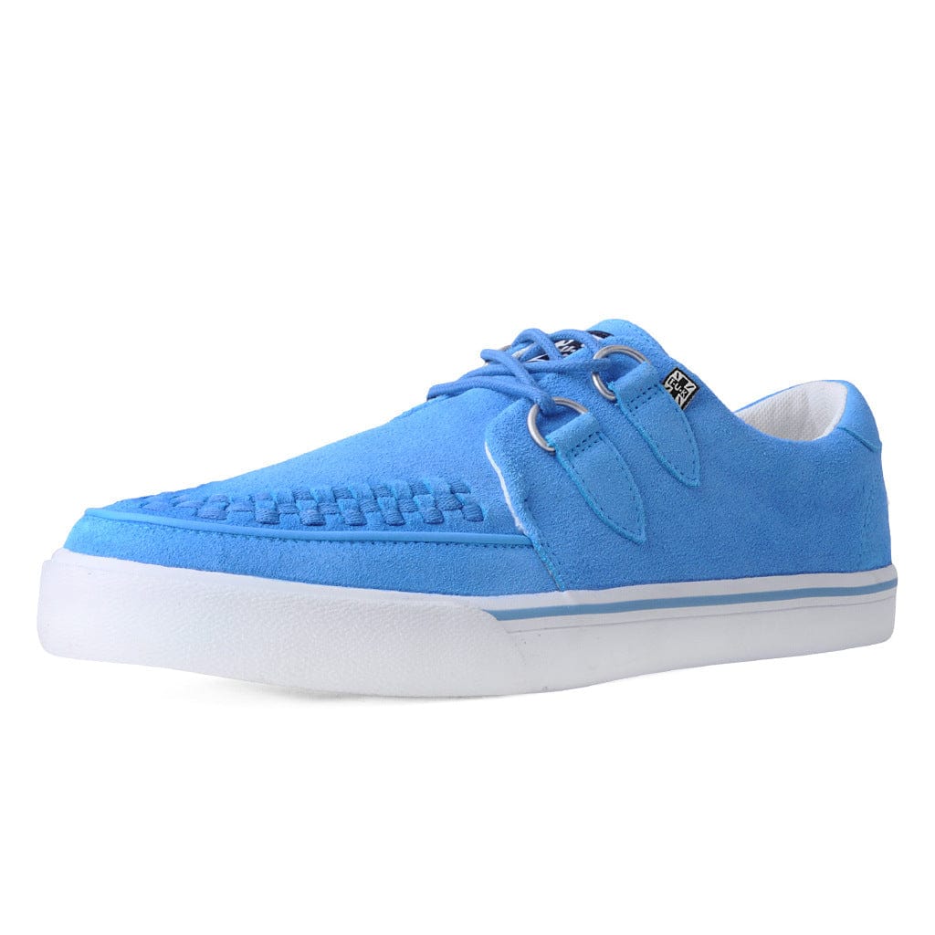 Creeper Sneaker Blue & White Suede - Image 4