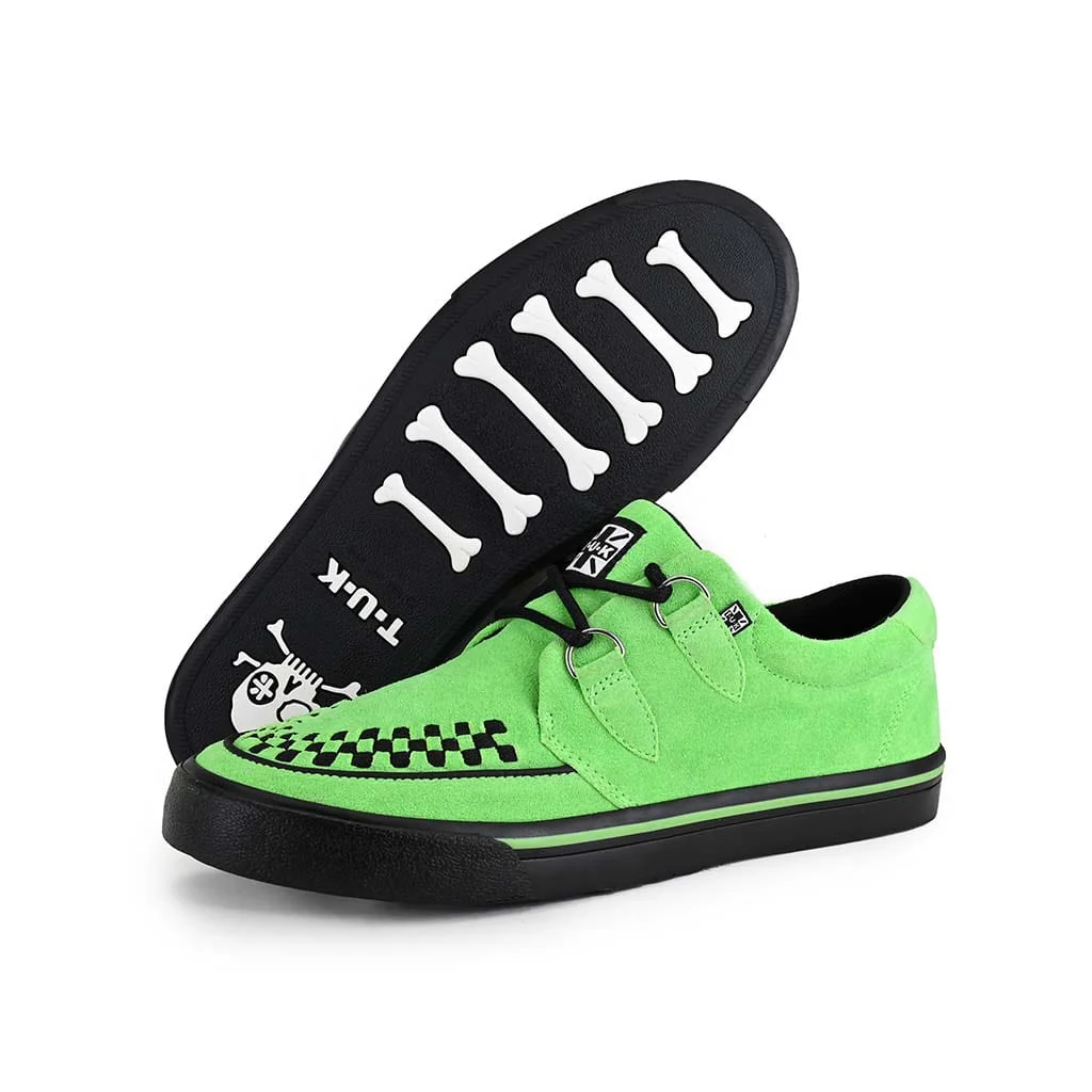 Creeper Sneaker Neon Green Suede - Image 4