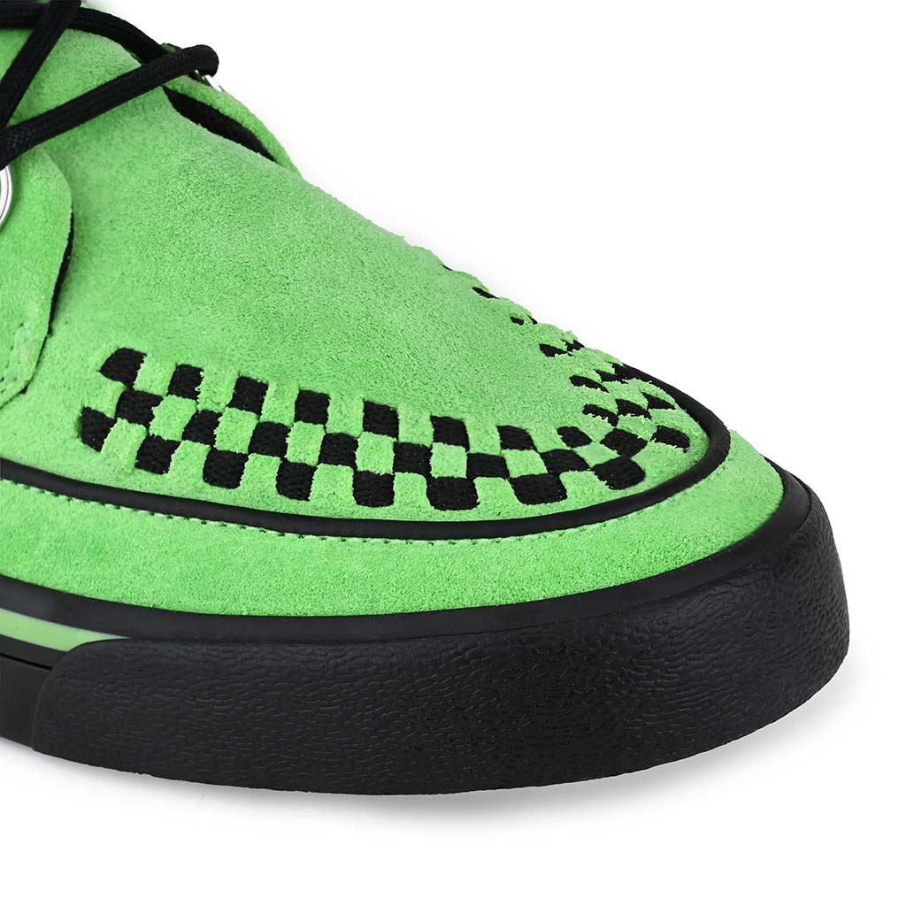 Creeper Sneaker Neon Green Suede - Image 5