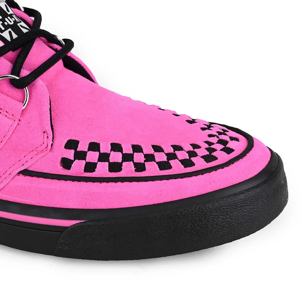 Creeper Sneaker Neon Pink Suede - Image 5
