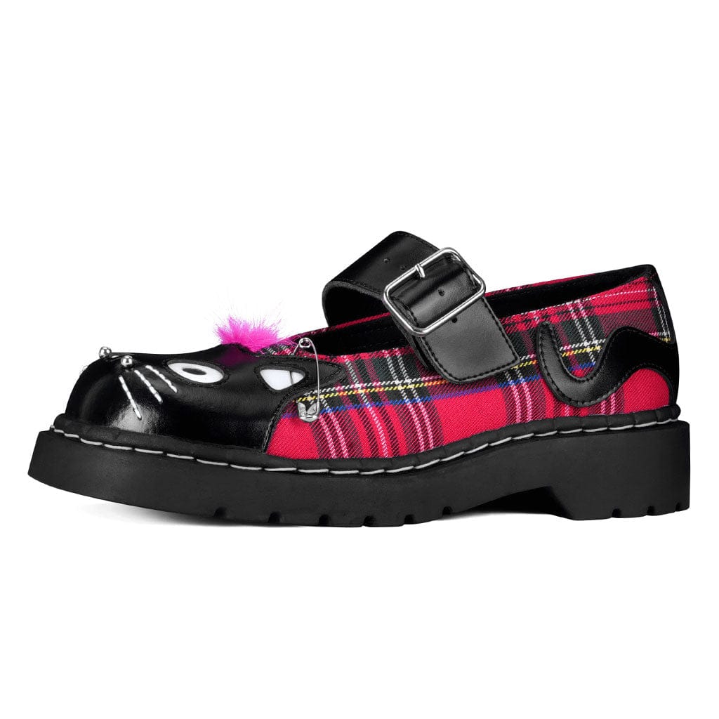 Mary Jane Kitty Black & Tartan Punk - Image 3