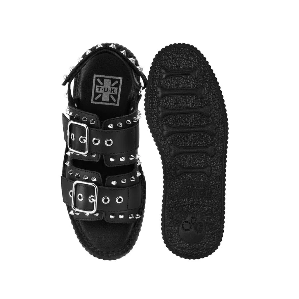 Viva High Stud Sandal Black - Image 7